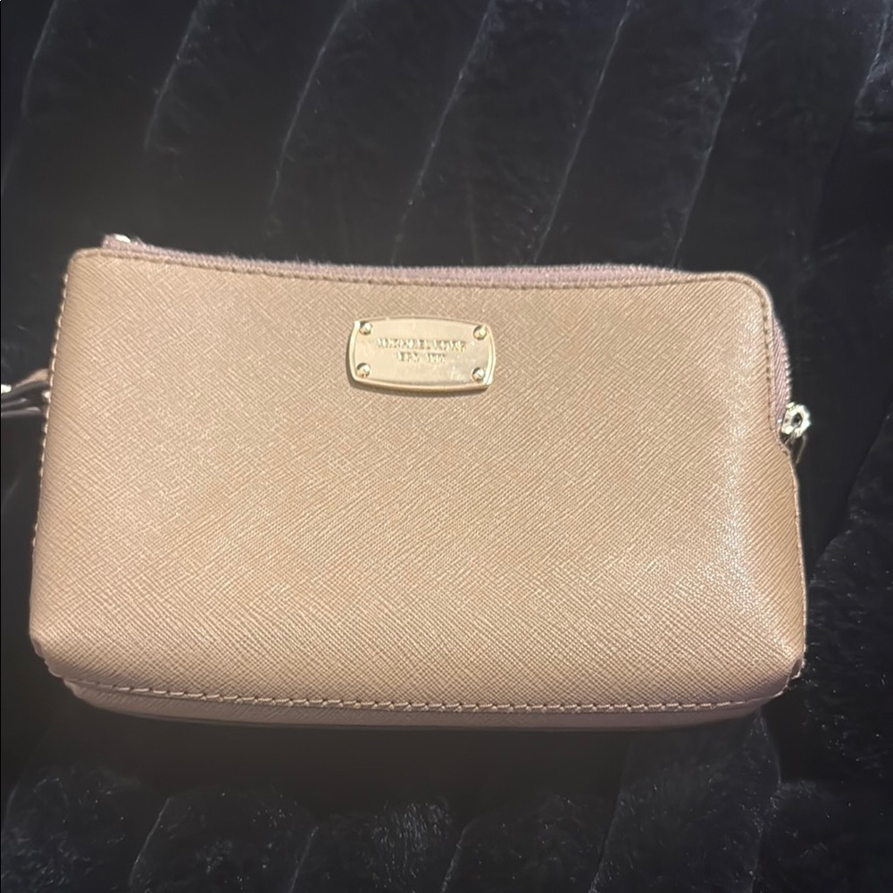 Michael Kors Tan Wristlet